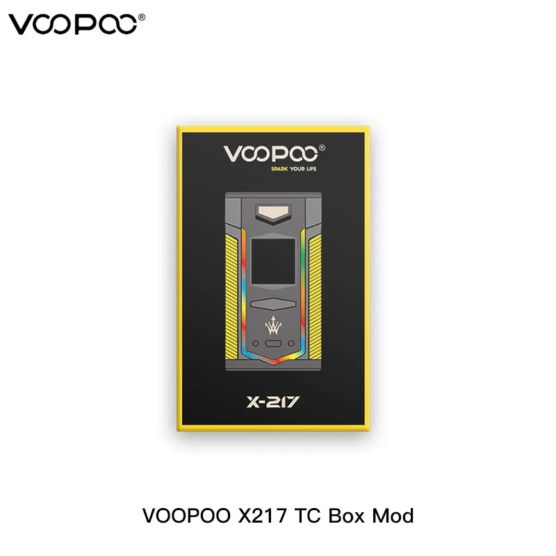 VOOPOO X217 TC бокс мод 21700 Vape 217W GENE.FIT чип TFT экран питается от 20700/18650 батареи испаритель