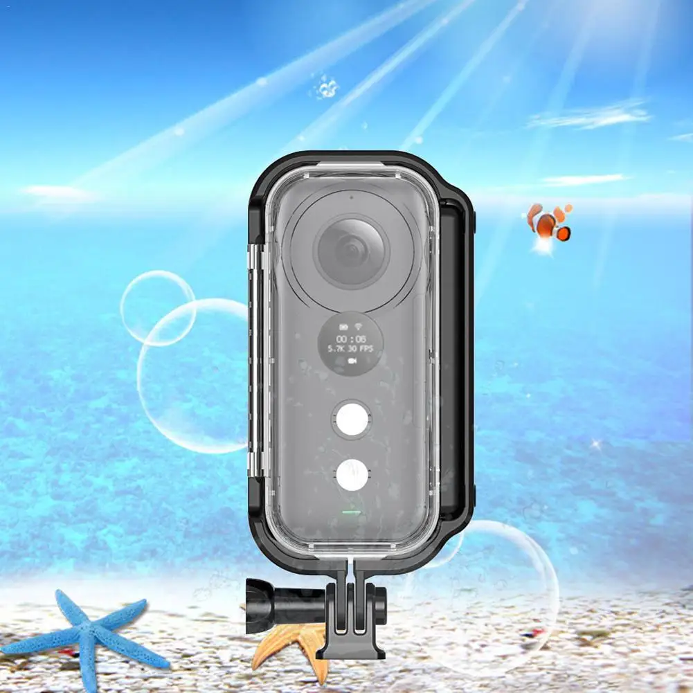 For Insta360 ONE X Sport Camera Luxury Waterproof Case Adjustable Panoramic Protective Shell Full-Cover Scratchproof Camera Case