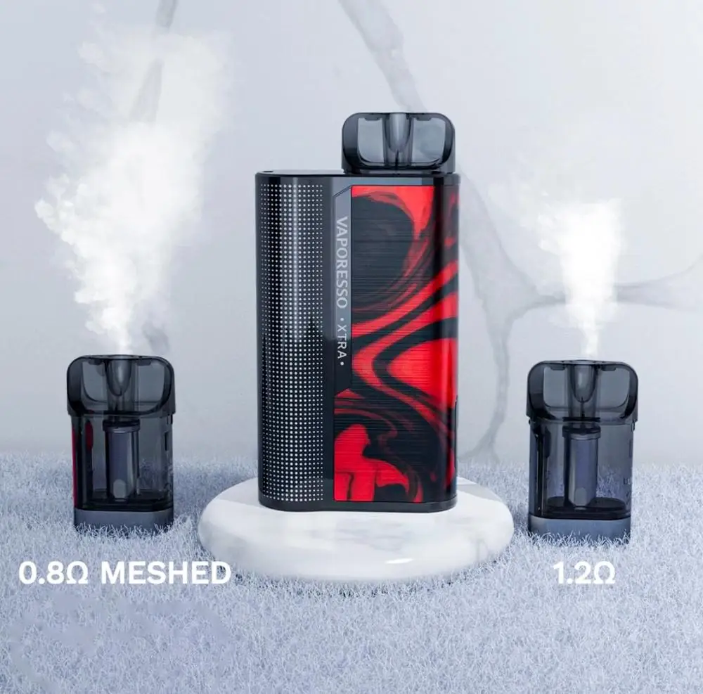 Original Vaporesso XTRA Pod Kit W/ 900mAh Battery &amp 2ml System 0.8ohm/1.2ohm Coil Mod vs Renova Zero/ Targe PM80 | Электроника