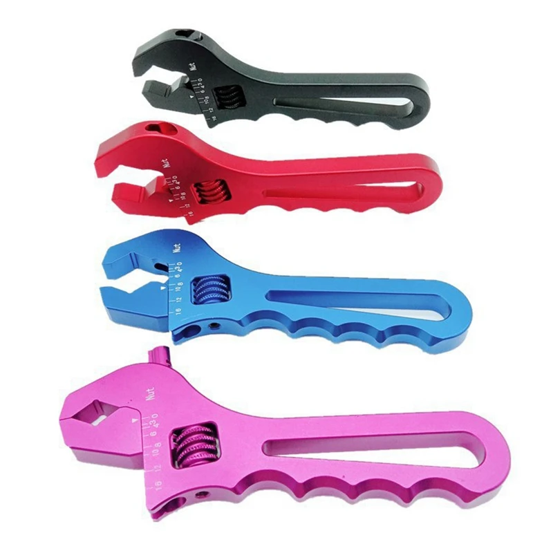 

Adjustable Wrench, an Wrench, Aluminum Wrench Hose Fitting Tool Aluminum Spanner AN3-AN16