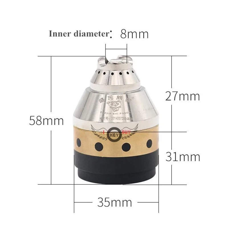 P80 Protective Cover Plasma Torch Cutting Nozzle Protection Sleeve Instead Guide Wheel Ceramic Contact Cutter |