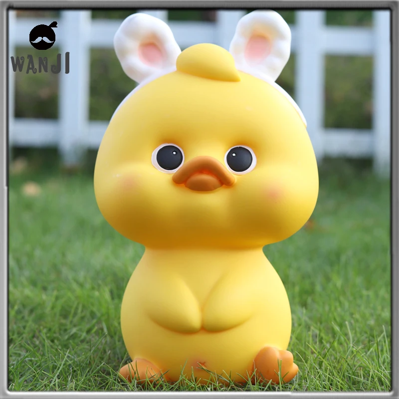 

WANJI Cute Duck Piggy Bank New Cartoon Creative Ornaments High Capacity Multifunctional Money Boxes Girl Funny Home Decor