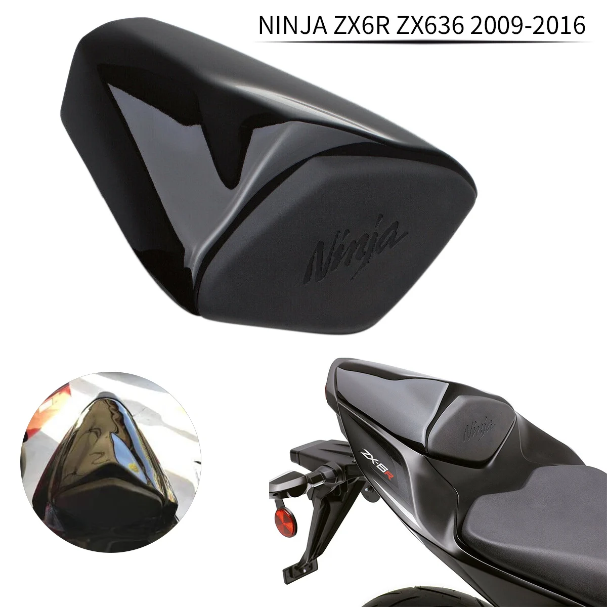 

Обтекатель заднего пассажирского сиденья мотоцикла для Kawasaki NINJA ZX6R ZX636 2009-2016