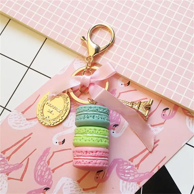 

Tassels Cake Keychains Fashion Cute Pastries Key Chain Pendant For Girl Bag Key Chain Gifts Kids Gift Keyring Jewelry