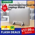 Вертикальная подставка для ноутбука UGREEN, алюминиевый складной держатель для ноутбука, планшета, для Macbook Air Pro, ПК 17 дюймов - фото