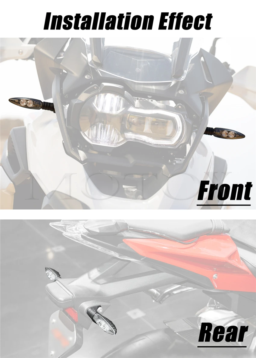 Передний и задний указатели поворота ADV светодиодсветильник лампа для