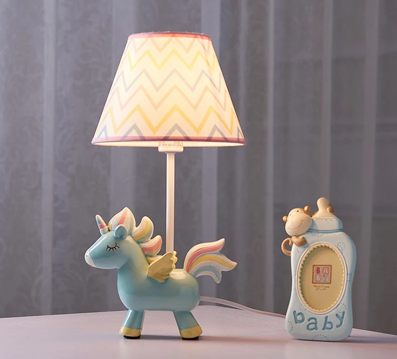

Nordic unicorn Table Lamp Modern living room Bedroom Bedside Lamp Night Light Warm White Gift Table lamp Kids Room decor