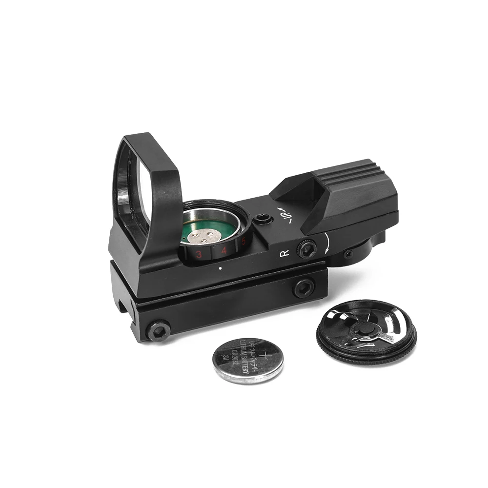 

Red Dot Scope 11mm / 20mm Rail Riflescope 4 Reticle Tactical Scope Collimator Optical Sight Hunting Airsoft Optics