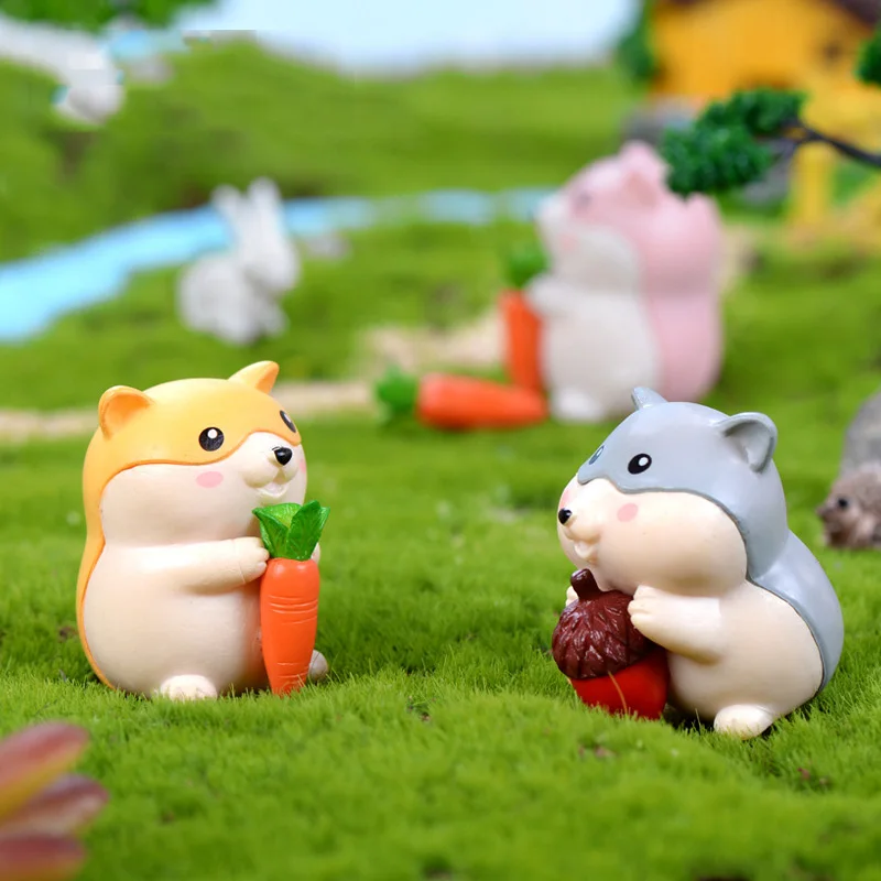 4 шт. миниатюрная фигурка мыши из мультфильма миниатюрные крысы игрушка