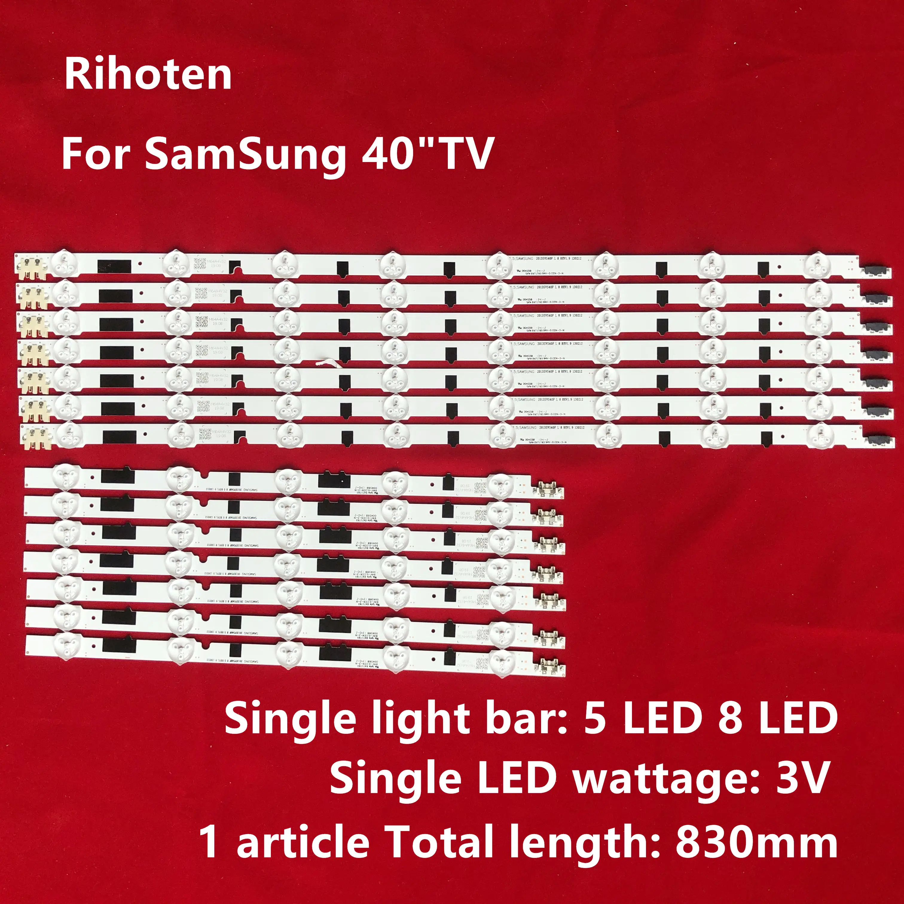 Новинка 1 комплект = 14 шт. сменная Светодиодная лента для samsung UE40F6400AK D2GE 400SCA R3 400SCB