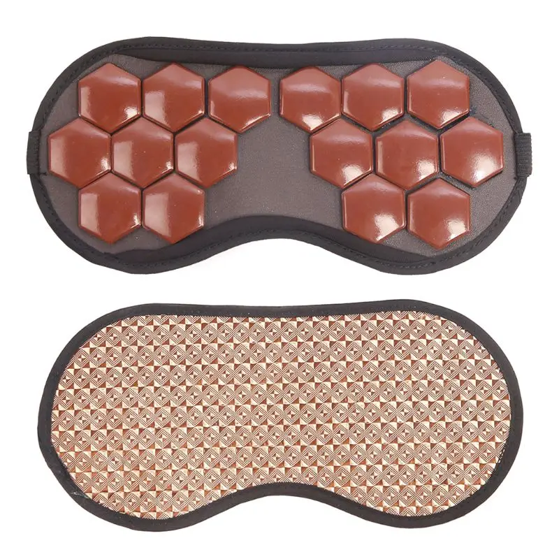 

Physiotherapy Relax Eye Mask Physical Therapy Nature Jade Stone Germanium Tourmaline Sleep for Travel Office Use