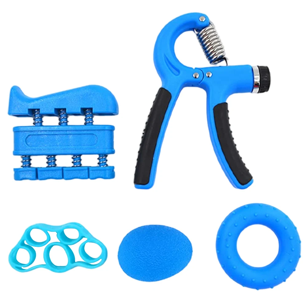 

5PCS Hand Grip Strengthener Adjustable Forearm Training Equipment For Injury Recovery Increase Strength Finger Carpal Expander