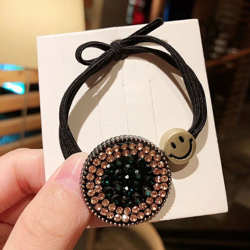 Женские блестящие стразы богемные эластичные резинки для фиксации волос