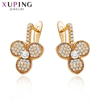 xuping jewelry fashion gold plated earring of european style charm design 90012