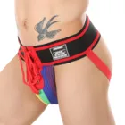 Мужское нижнее белье с бандажом, сексуальные стринги на шнуровке с мешочком для пениса, Фетиш Нижнее белье с открытой передней частью, мужские Экзотические трусы на шнуровке