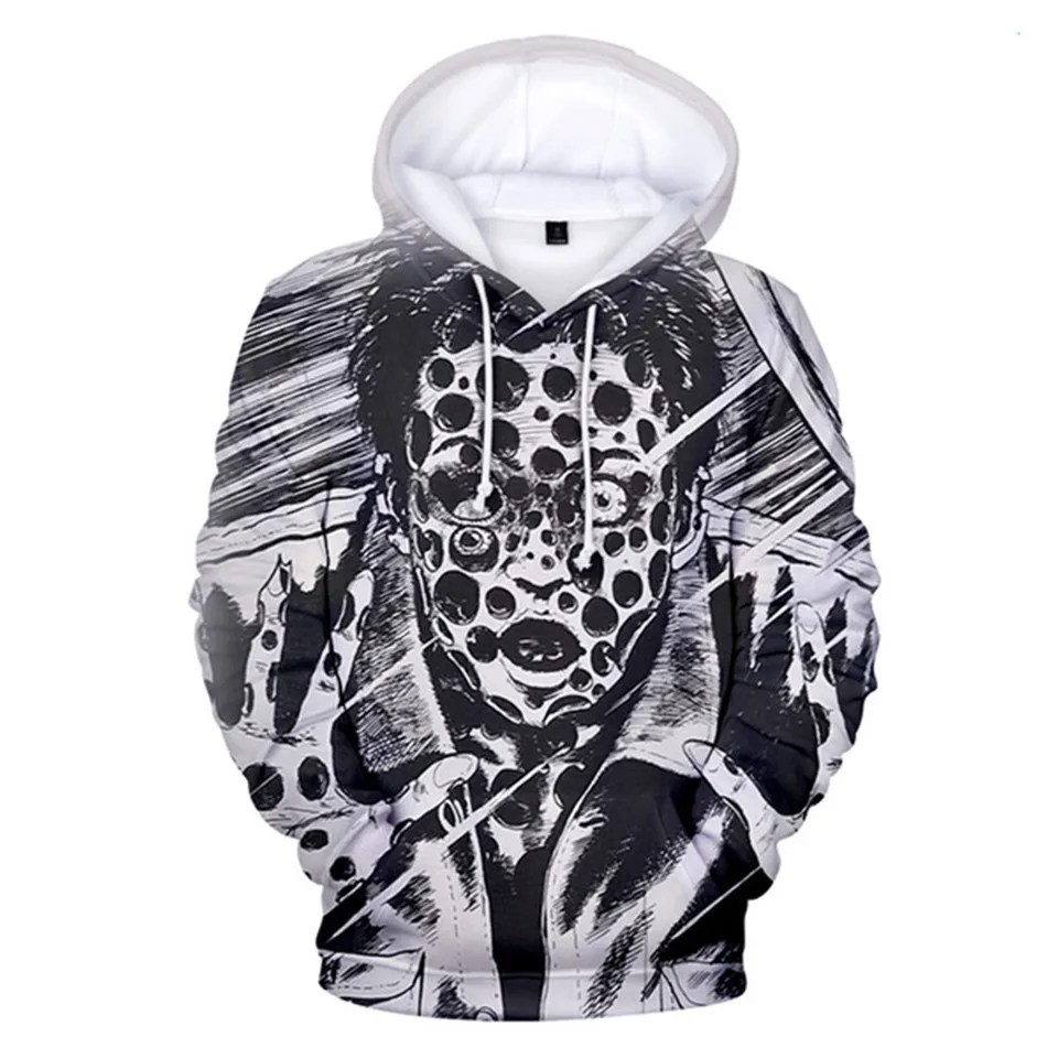 

3 To 14 Years Junji Ito Clothing Children Kids Boys Girls Horror Anime Hoodies Sweatshirt Outerwear Teen Hoodie Jacket