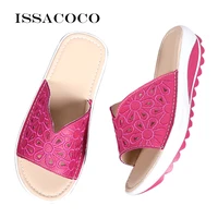 womens summer luxury casual leather sandals shoes footwear ladiess flats pumps females wedges designer shoes sandels for women