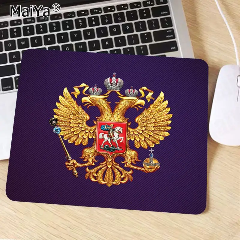 Резиновый прочный Настольный коврик для мыши Maiya с российским флагом версия