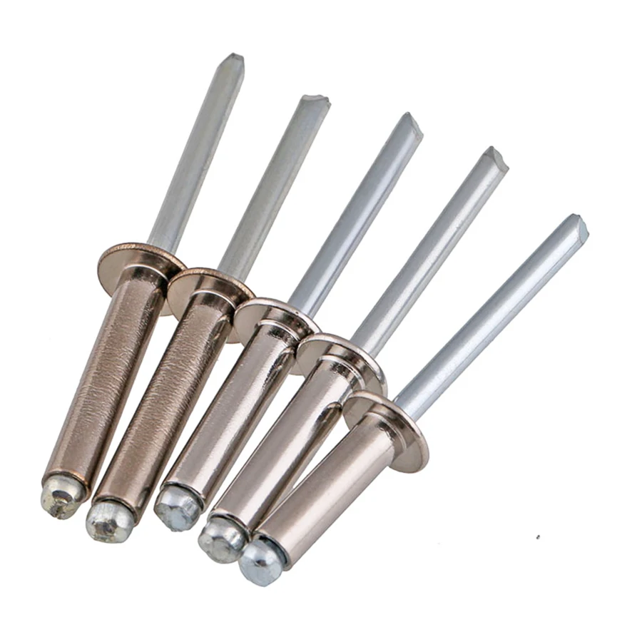 

10Pcs M5 M6.4 304 Stainless Steel Round Head Blind Rivets POP Decorate Blind Nail Length 8-30