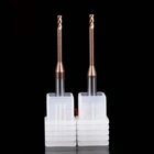 Твердосплавная фрезерная форма 65HRC 60HRC с ЧПУ и глубоким пазом, стальная Концевая фреза с длинным горлышком, инструменты для фрезерования, резки меди и алюминиевого сплава