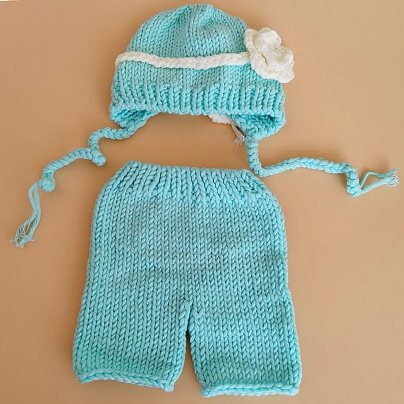 2 шт./компл. Детский костюм для фотосъемки штаны новорожденных Костюм с шапочкой