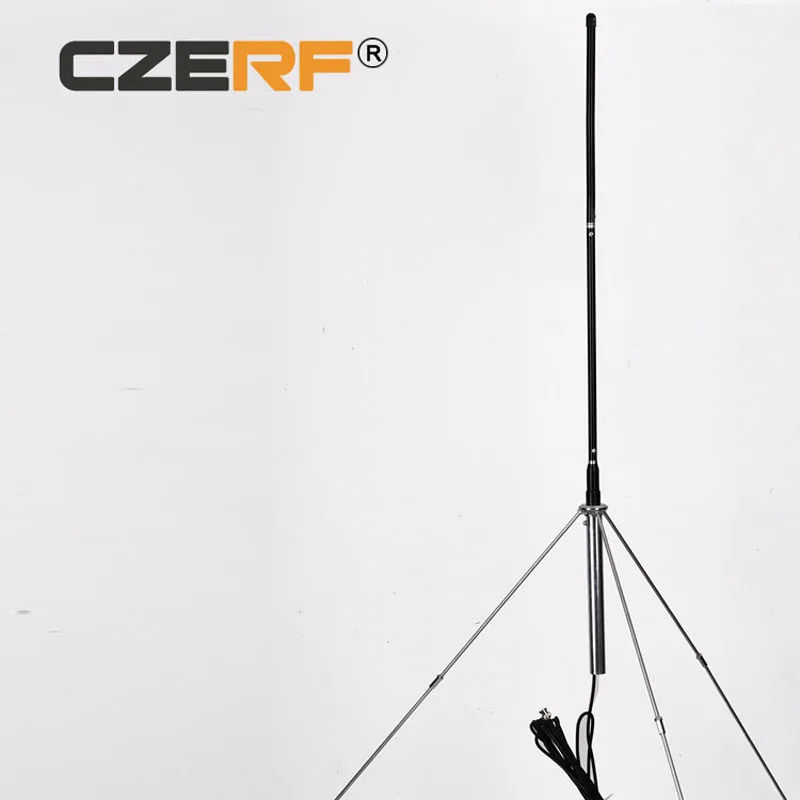 Профессиональная Алюминиевая антенна 1/4 wave GP с кабелем 15 метров NJ для трансляции