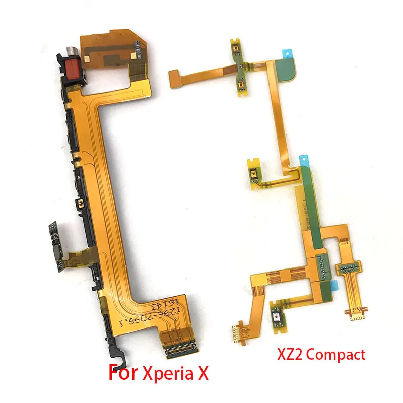 

10Pcs/lot Power On Off Volume Side Button Key Flex Cable Replacement Parts For Sony For Xperia X XZ Premium XZ2 Comppact XZ3