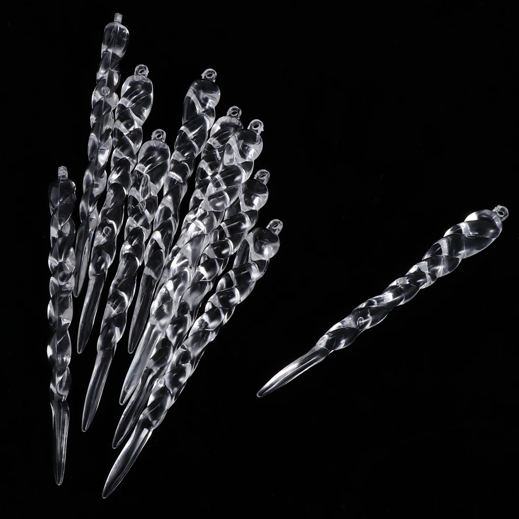 

10pcs Chandelier Crystal Pendant for Home Xmas Tree Hanging Decoration