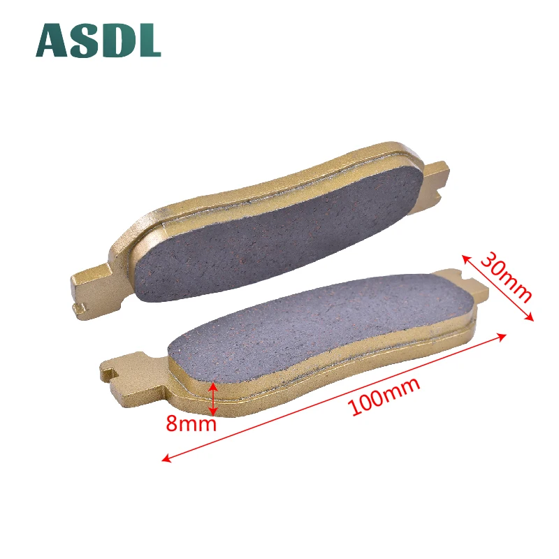 Передние и задние тормозные колодки для мотоцикла Yamaha RZ 50 T 105 V 110 AT 115 TW 125 200 225 YP 250 XT