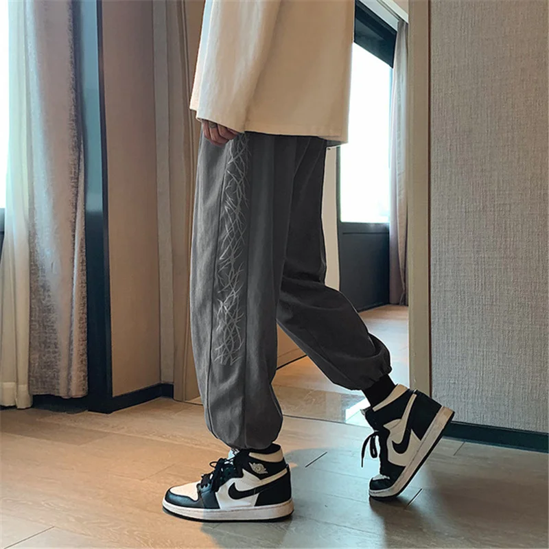

Summer 2021 New Loose Sports Thin Men's Casual Pants Streetwear Sweatpants