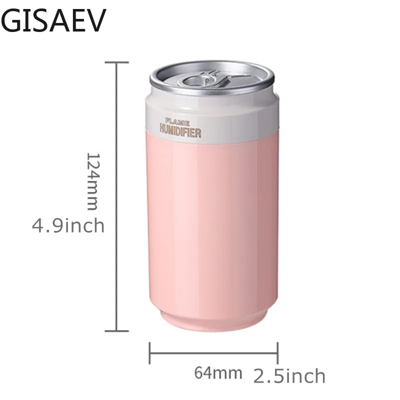 

Essential Oil Diffuser Aromatherapy Can Humidifier Car Mini Cold Firework Usb Night Light Bedroom Office Fogger