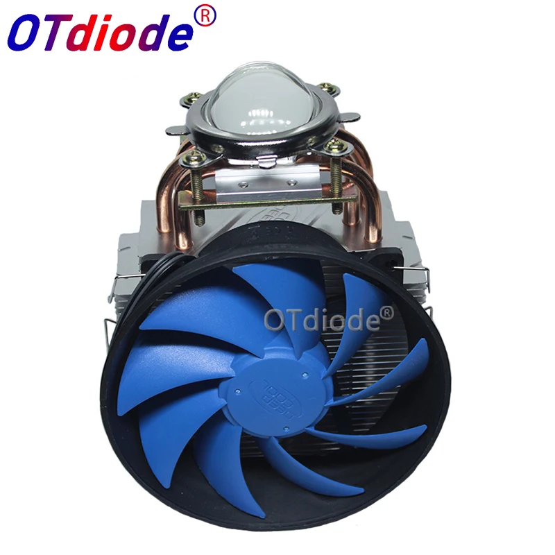 44MM Led Lens + DC12V 50W 100W Heatsink Cooling Fans For High Power Spot Lights Automobile Projector Lamps|Радиаторы для ламп| |