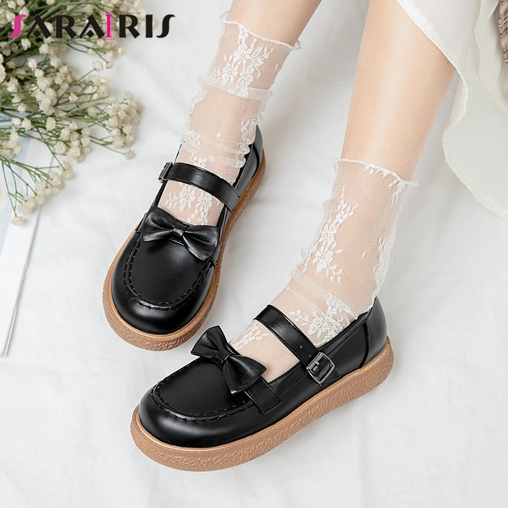 

Женские туфли-лодочки на плоской платформе, с застежкой-бабочкой