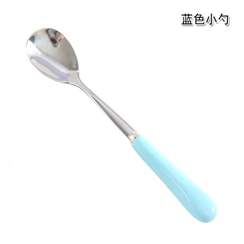 Керамическая ручка из нержавеющей стали вилка для фруктов десерт небольшой