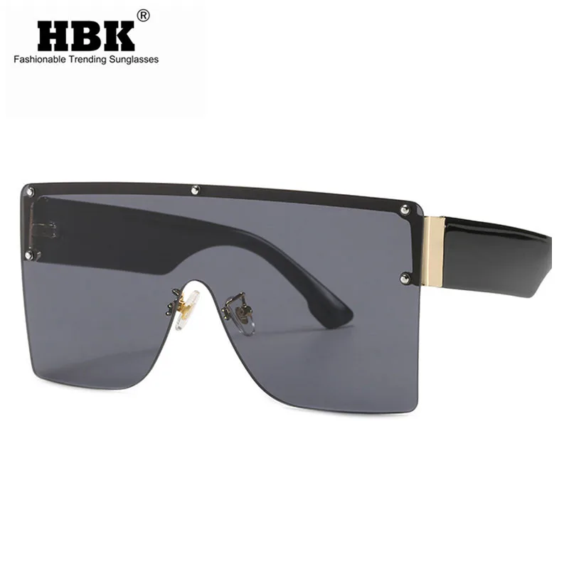 Квадратные Солнцезащитные очки HBK для мужчин и женщин модные роскошные брендовые