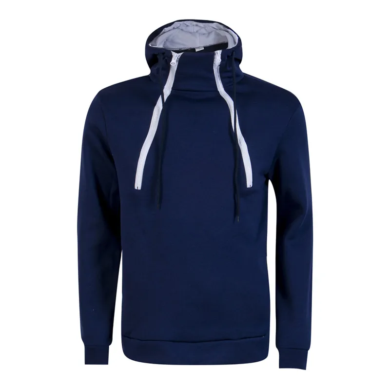 

Men Autumn Winter Hoodie New Slim Hooded Sweatshirts Sports Pullover Tops Wear Fashion Male Long Sleeves Casual Outwear Hot Sale