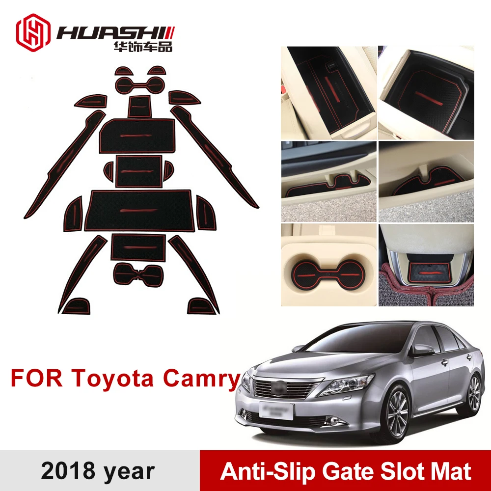 Противоскользящий коврик для ворот резиновая подставка под кружку Toyota Camry 2012 2013
