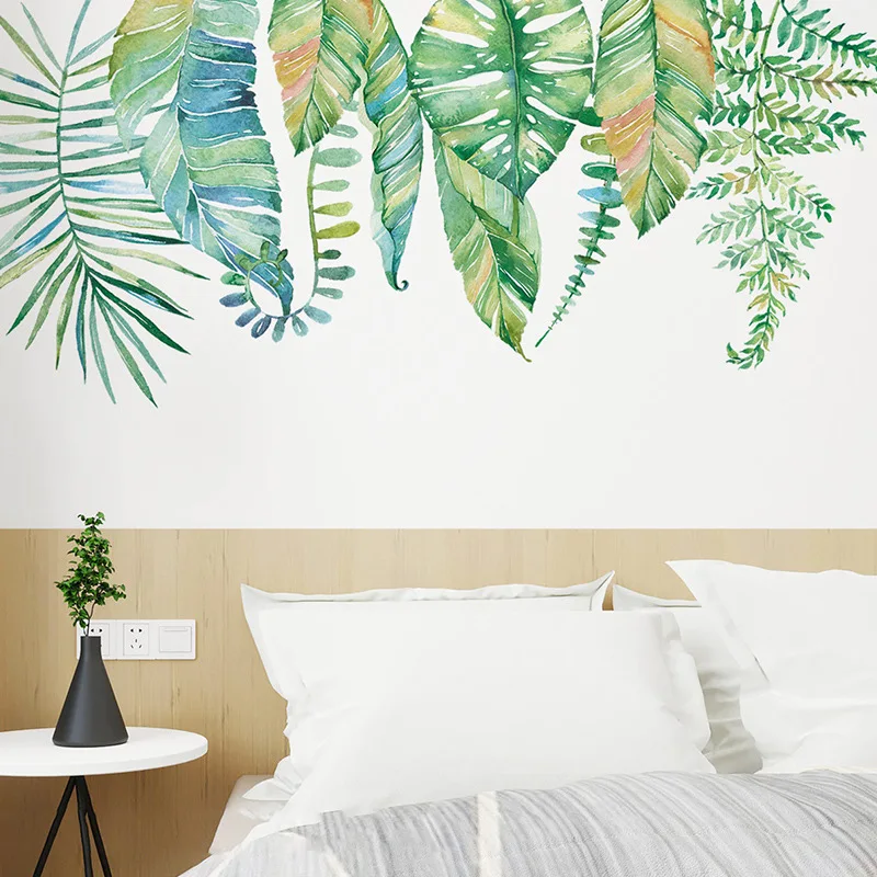 Домашнее украшение для стен современные декоративные наклейки с тропическими