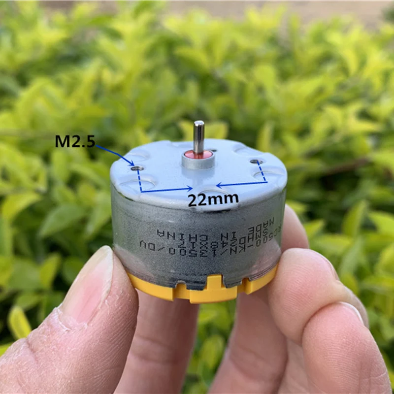 Стандартный RC500-KN/13500 двигатель постоянного тока 6 в 9V 12V 5500 об/мин микро маленького