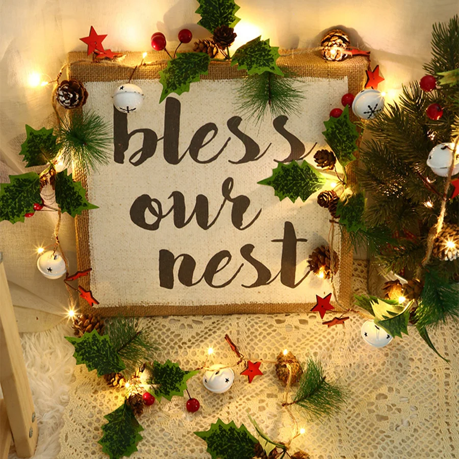 2M 20LEDs Pinecones Fairy Light Battery Powered Christmas String Wedding Party Garland for New Year Decor | Лампы и освещение