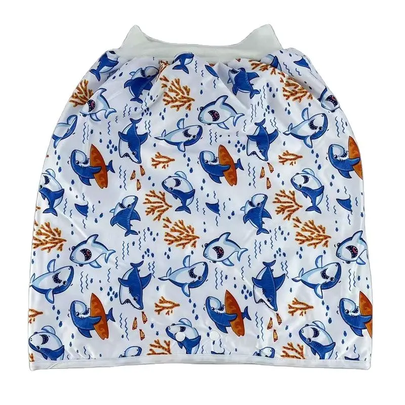 3-слойная бамбуковая юбка для детских подгузников тканевые непротекаемые