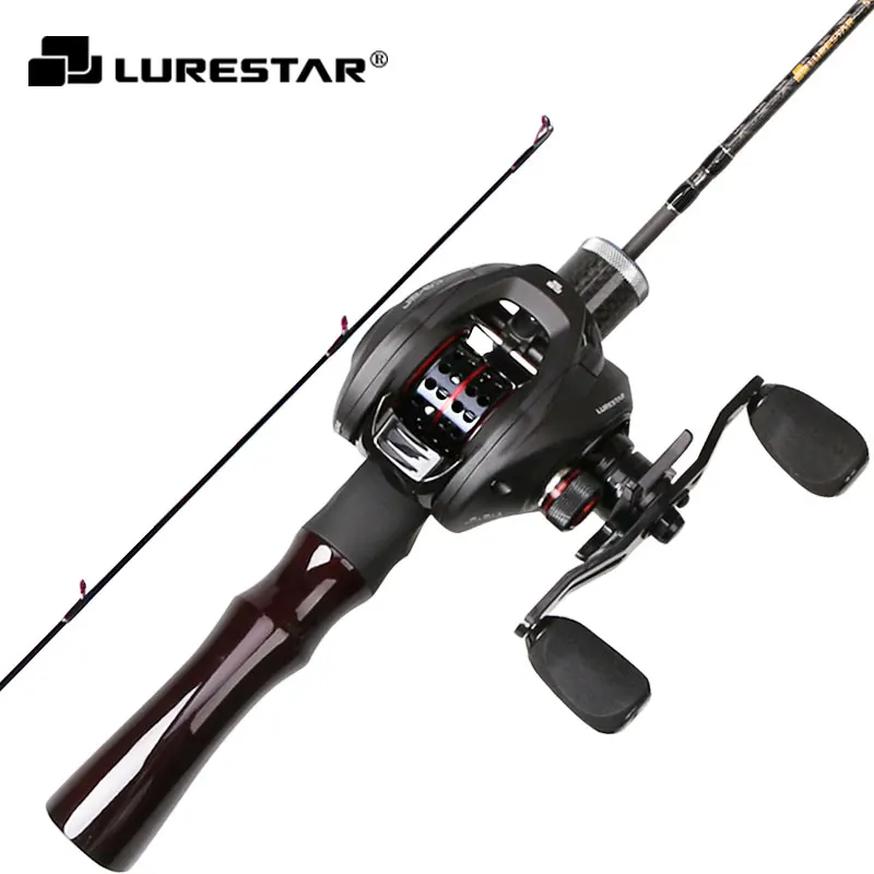 LURESTAR EX UL 1 65 м 68 Спиннинг для заброса приманки 2 шт. FUJI Guide Classic Stream удочка ловли на