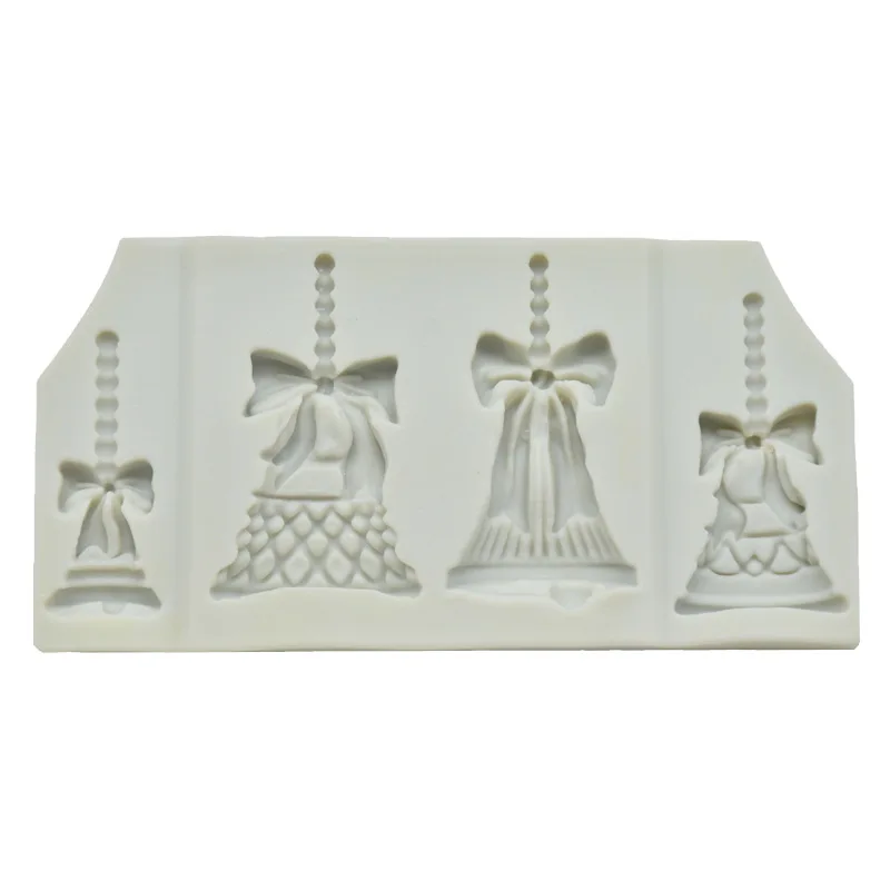 Рождественские колокольчики силиконовая форма для торта шоколадные конфеты