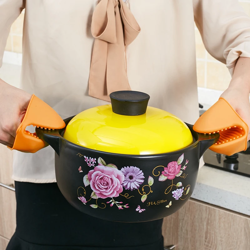 Прямая поставка силиконовые перчатки термостойкие изолированные кухонные