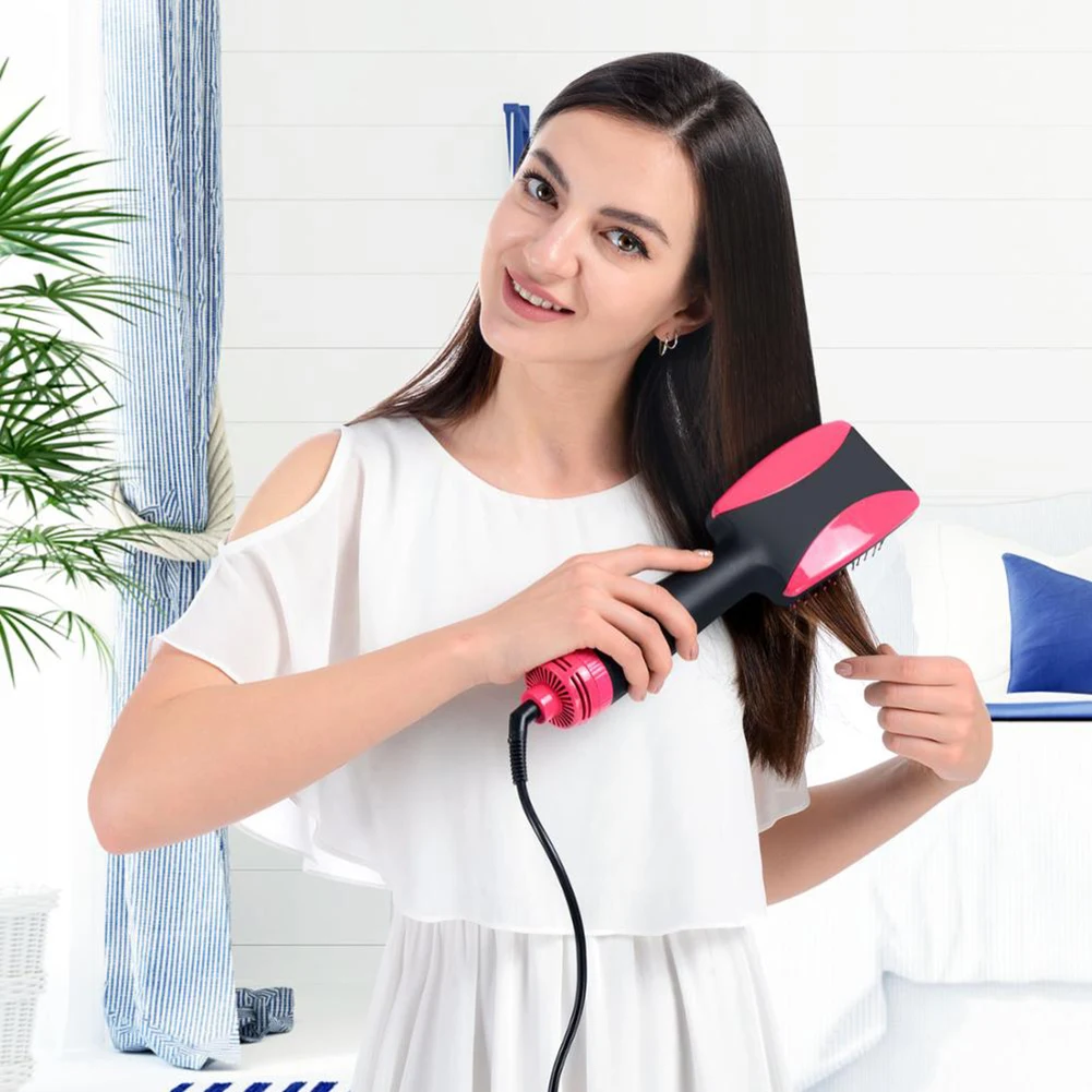 

Adjustable Hot Air Comb 2 In 1 Hair Dryer Comb Curling Brush Hair Styling Tools SMJGood