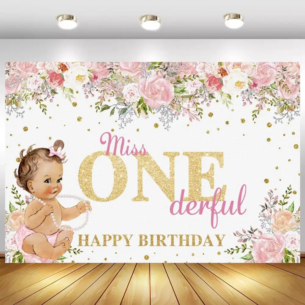 

Фон для фотосъемки новорожденных с изображением королевских принцесс для вечеринки в честь первого дня рождения, розовые белые полосатые ц...