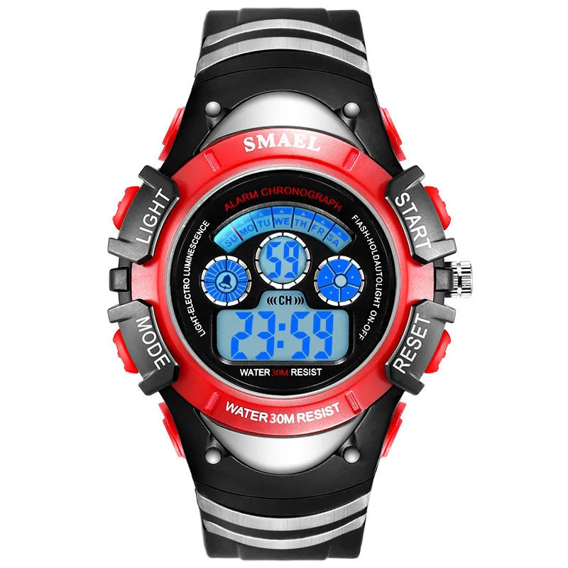 

Multifunctional Children's Electronic Watch Sports Waterproof Alarm Clock Electronic Watch2021