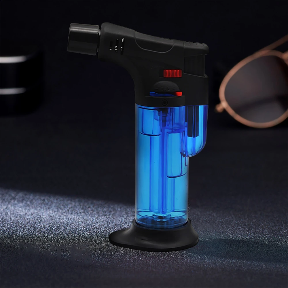 Супер-струйная зажигалка надувная Регулируемая Бутановая газовая турбо-факел