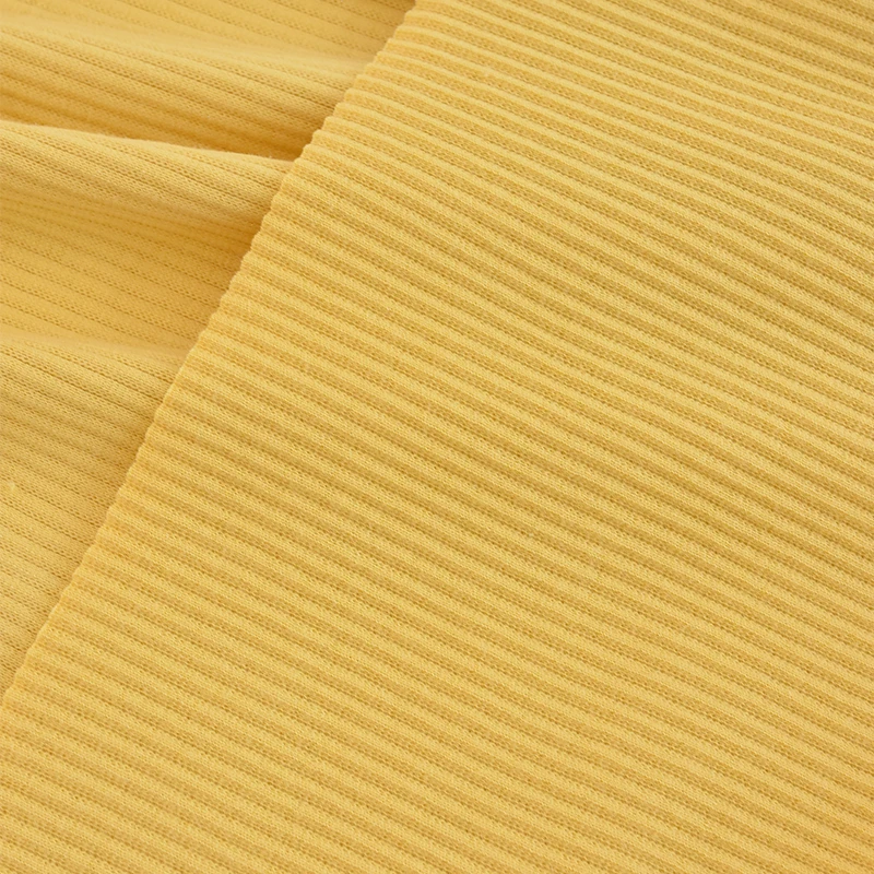 

110cm width Cotton hole knit fabric optional spring and autumn bottom shirt T-shirt dress pants stripe thread
