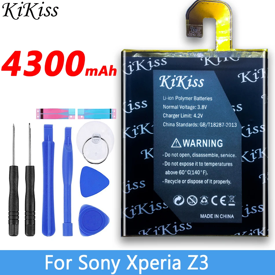 Аккумулятор высокой емкости 4300 мАч для SONY Xperia Z3 L55T L55U D6653 D6633 D6603 мобильный телефон